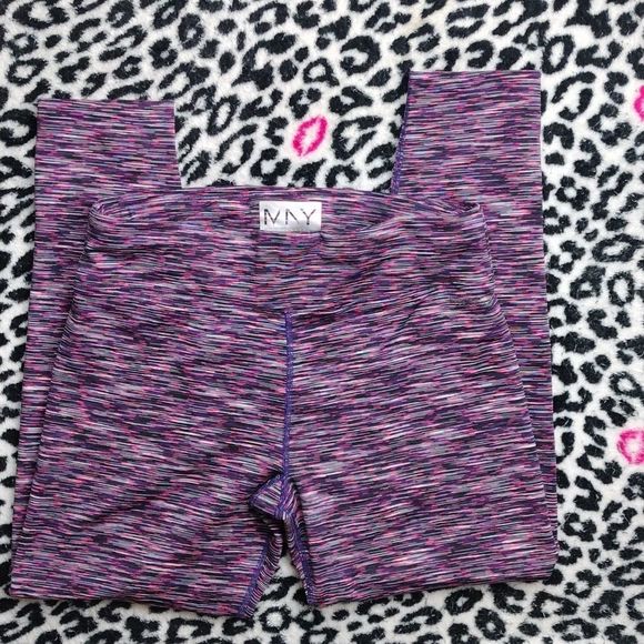 Andrew Marc Performance Mulberry Combo Leggings Inseam 26" - Picture 2 of 16